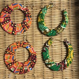 2/$12 Afrocentric Earrings
